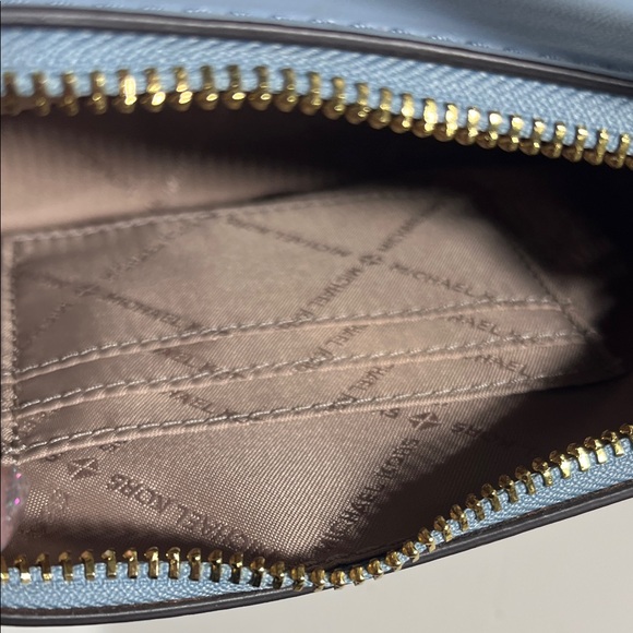 Michael Kors Sky Blue Studded Shoulder Bag - Picture 2 of 4